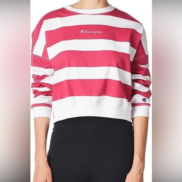 Champion Small White‎ and Pink Sweatshirt - Picture 1 of 8